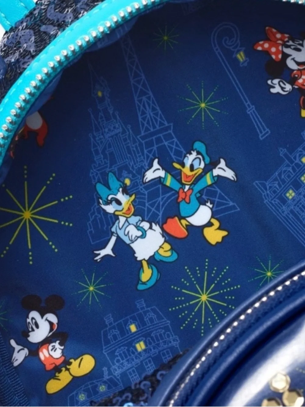 Disney Parks Disneyland Paris Sequin Loungefly - Picture 3 of 3